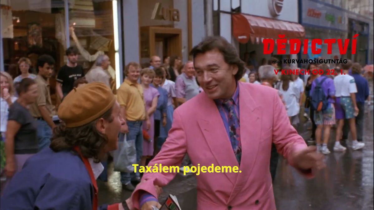 Břinknul jsem sebou pětkrát o zem, než byla Chytilová spokojená, vzpomíná Donutil na Dědictví